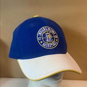 Adidas Blue and White Indiana Pacers Basketball Hat 67-68